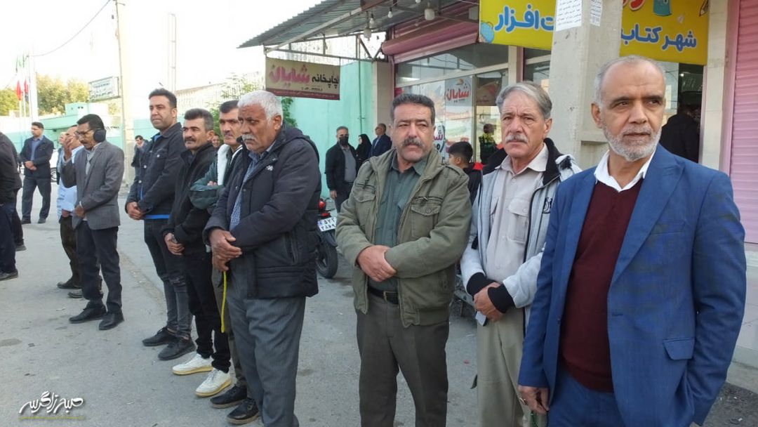 تصاویری متفاوت از تشییع «شهدای امنیت» در گچساران