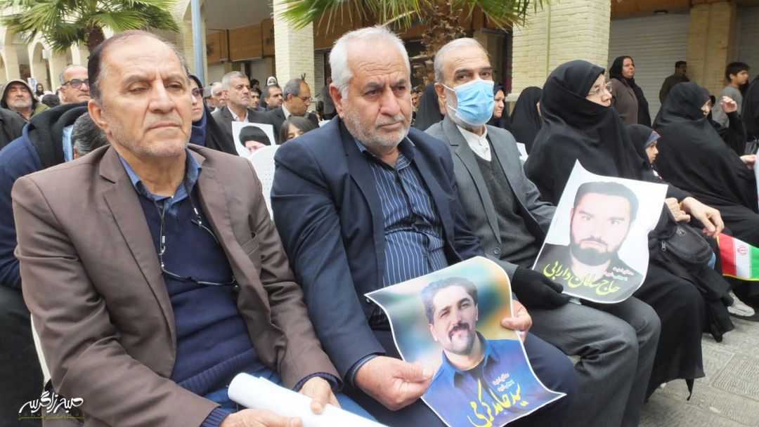 تجمع مردم گچساران در محکومیت تروریست‌ها+ تصاویر