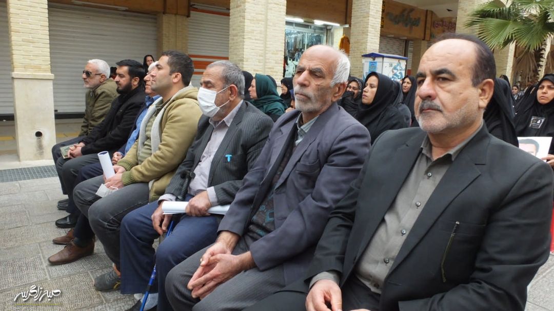 تجمع مردم گچساران در محکومیت تروریست‌ها+ تصاویر