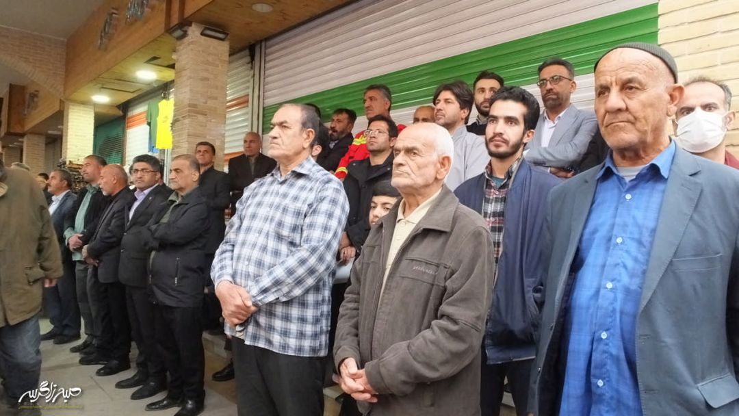 تجمع مردم گچساران در محکومیت تروریست‌ها+ تصاویر