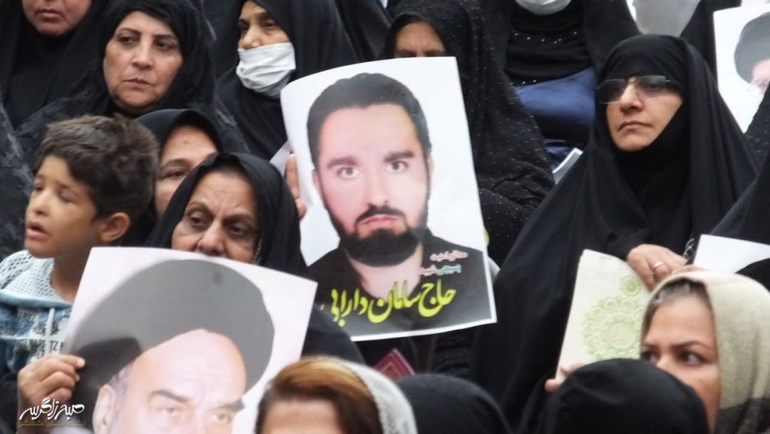 تجمع مردم گچساران در محکومیت تروریست‌ها+ تصاویر