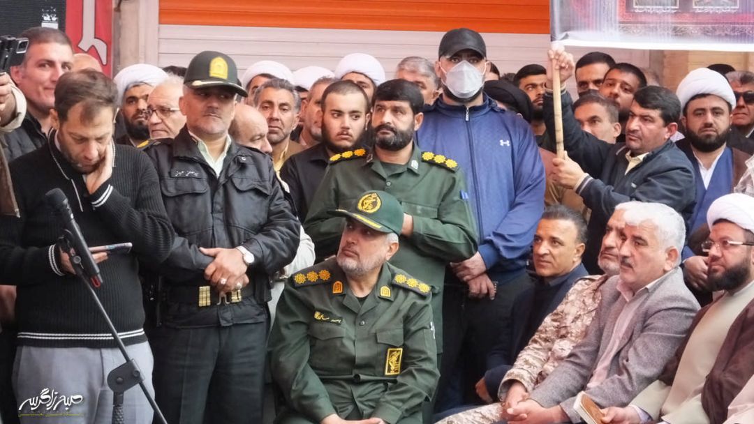 تجمع مردم گچساران در محکومیت تروریست‌ها+ تصاویر