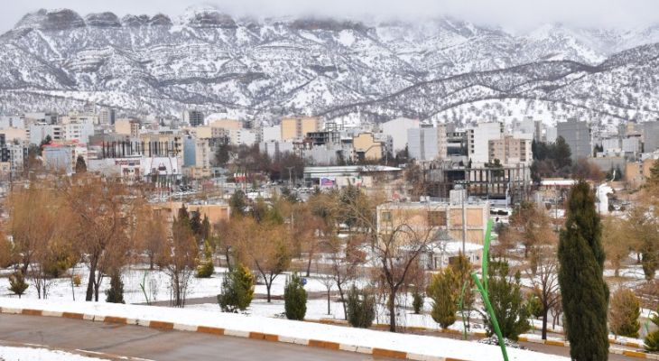 یاسوج در آغوش برف+تصاویر