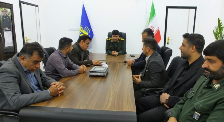 دیدار مهندسین بسیجی با فرمانده سپاه ناحیه گچساران