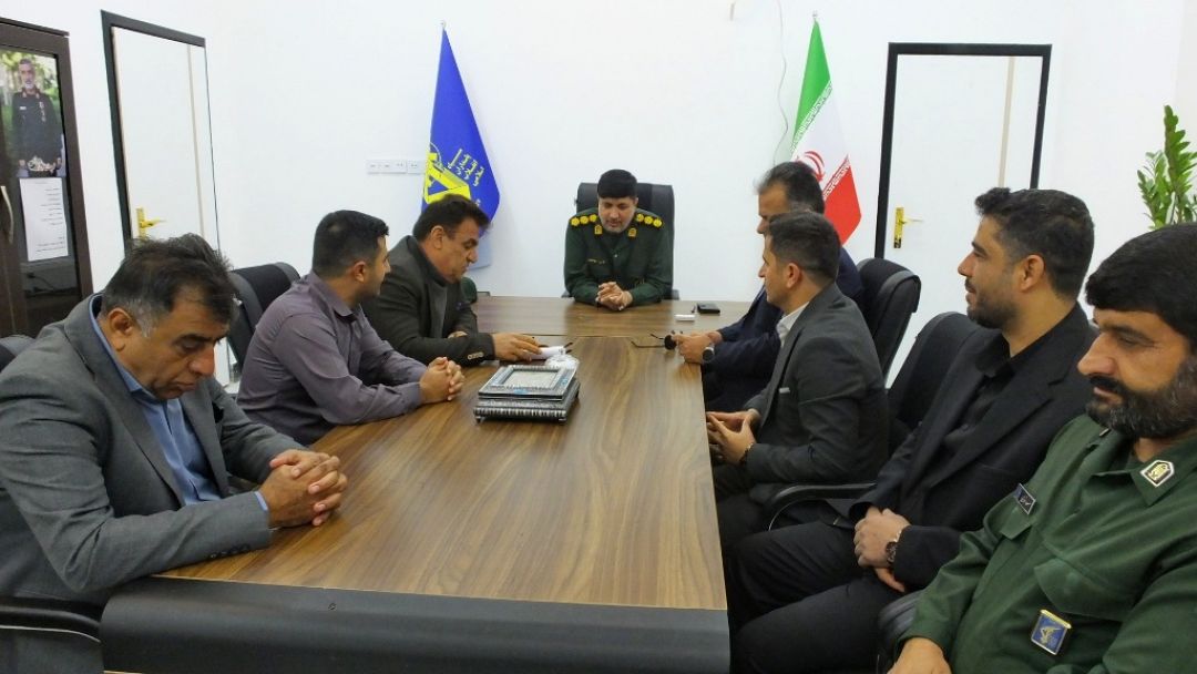 دیدار مهندسین بسیجی با فرمانده سپاه ناحیه گچساران