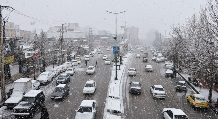 بهمن، قلم‌موی سپیدش را بر بوم یاسوج کشید