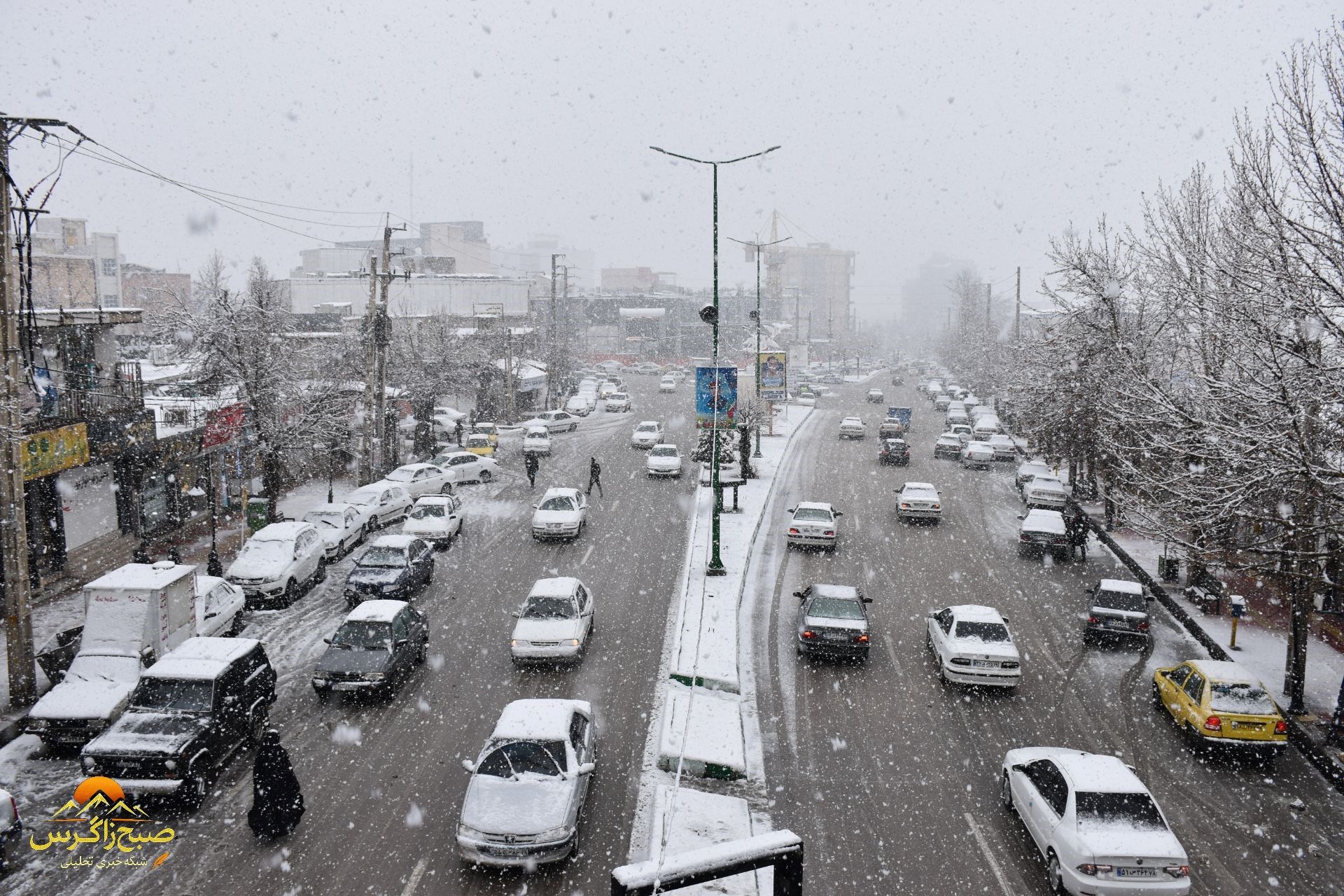 بهمن، قلم‌موی سپیدش را بر بوم یاسوج کشید