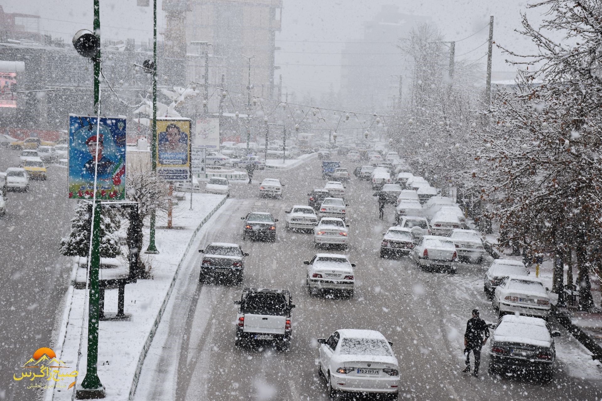 بهمن، قلم‌موی سپیدش را بر بوم یاسوج کشید