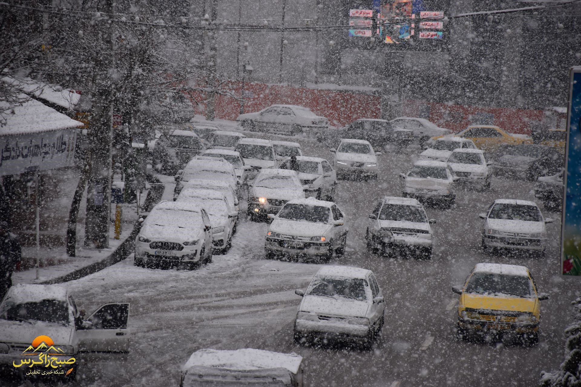 بهمن، قلم‌موی سپیدش را بر بوم یاسوج کشید