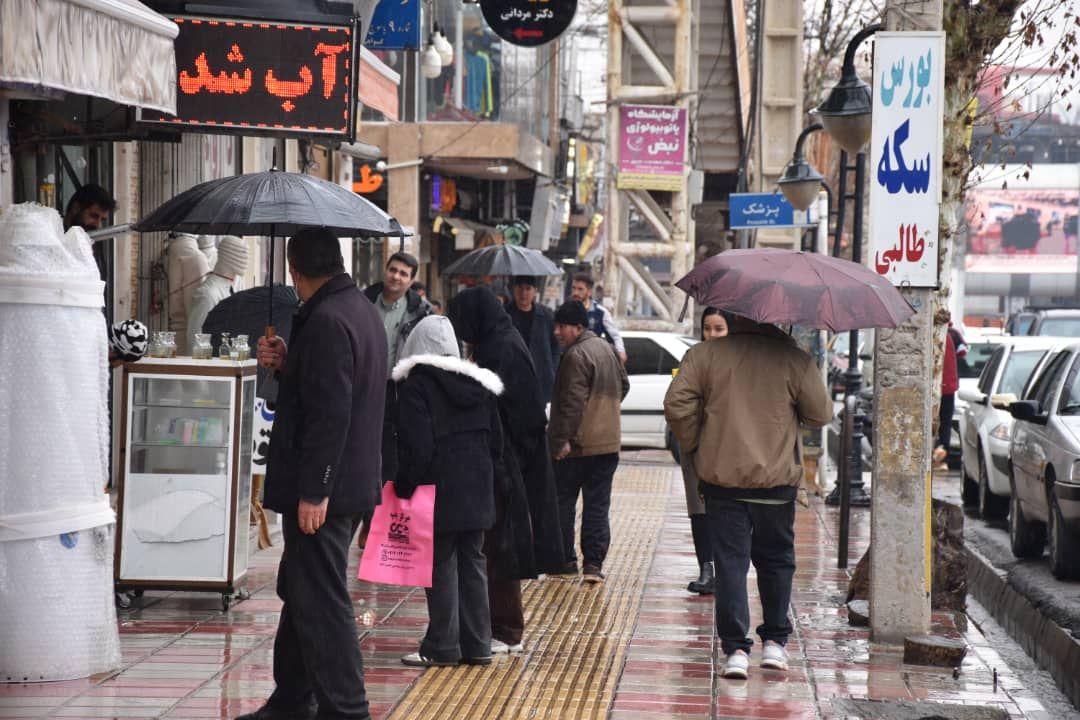بارش باران، میهمان شنبه زمستانی یاسوج شد