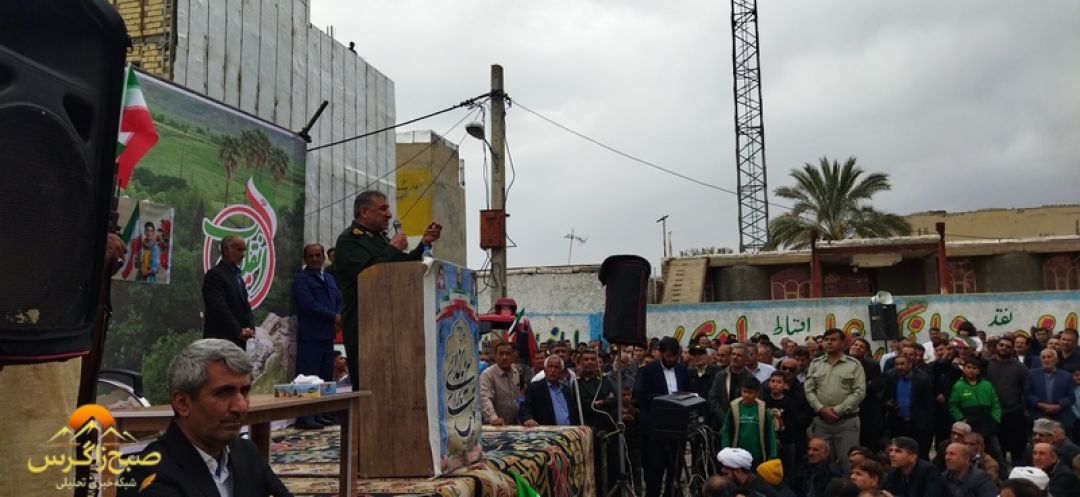 شکوهجمعیت در حماسه حضور چرام و سرفاریاب +تصاویر