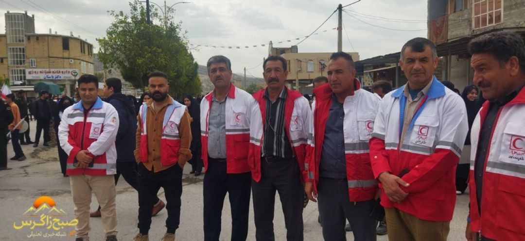 شکوهجمعیت در حماسه حضور چرام و سرفاریاب +تصاویر