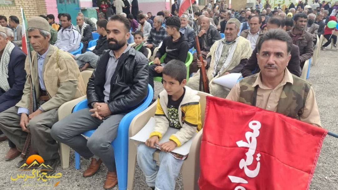 شکوهجمعیت در حماسه حضور چرام و سرفاریاب +تصاویر