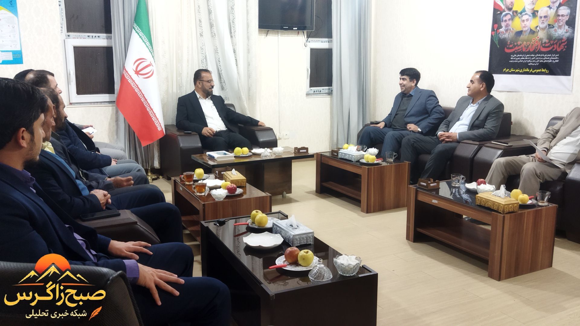 جدال ملکی در چرام و ورود مسئولان کشوری