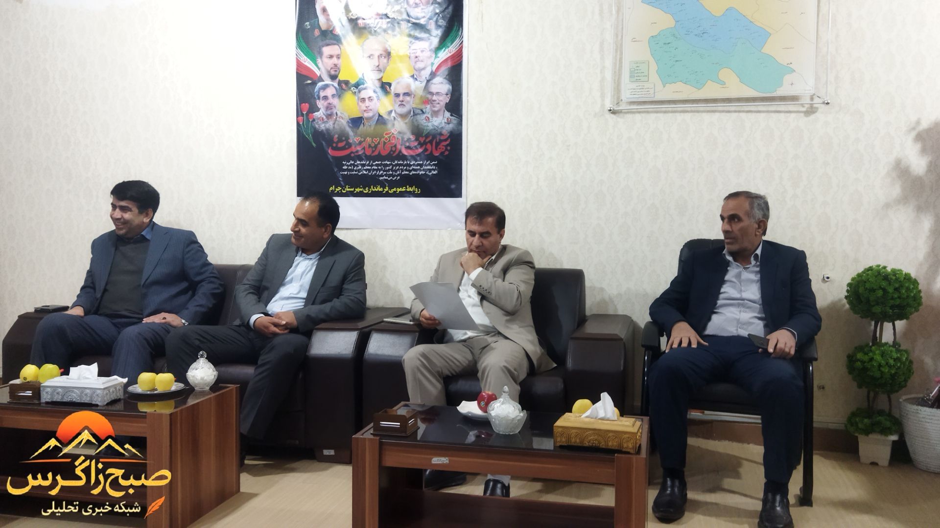 جدال ملکی در چرام و ورود مسئولان کشوری