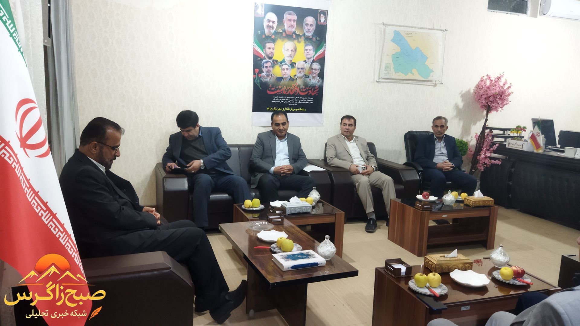 جدال ملکی در چرام و ورود مسئولان کشوری