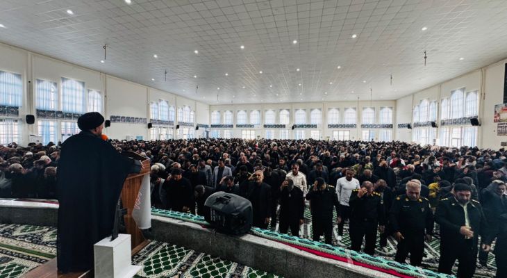حضور تاریخی مردم در نمازجمعه این هفته چرام