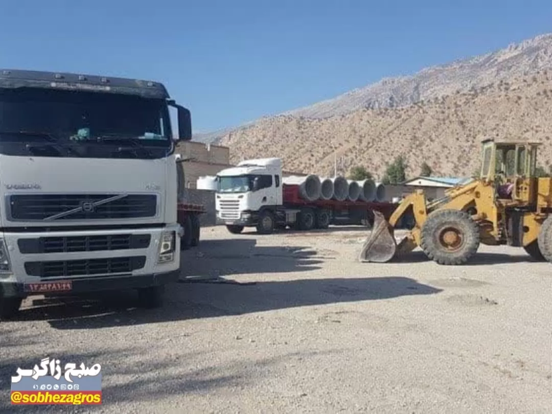 تأمین پل موقت برای راههای روستایی لنده