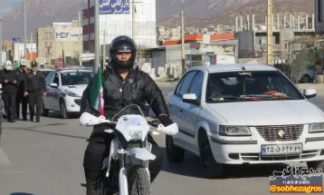 رژه موتورسواران نیروهای مسلح بهمناسبت ۱۲بهمن