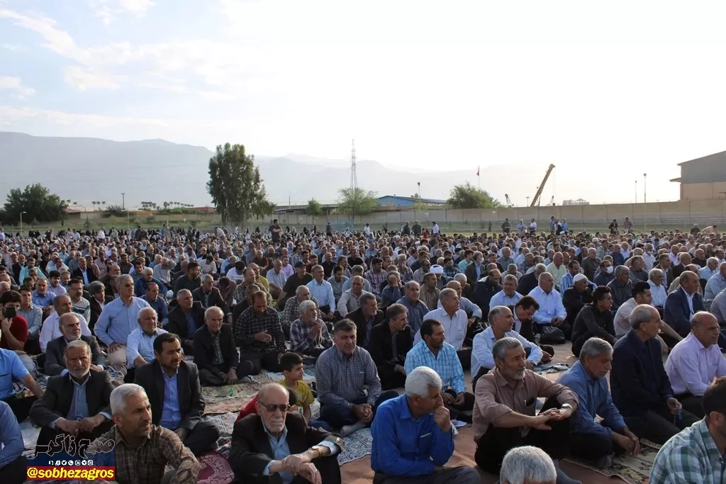 نماز عید سعید فطر در شهرهای مختلف کهگیلویه‌وبویراحمد