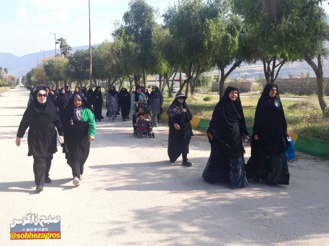 برگزاری همایش پیاده‌روی به یاد شهدا در چرام