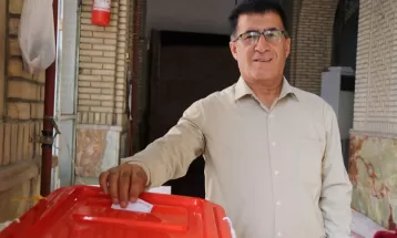 حماسه حضور گچسارانی‌ها پای صندوق‌های اخذ رأی