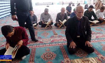 محفل انس با قرآن شهدای خدمت در بهمئی