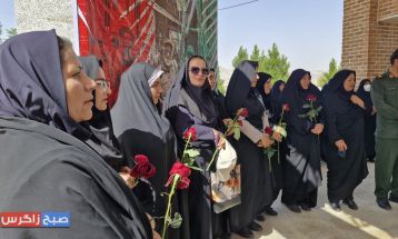 آیین غبارروبی گلزار مطهر شهدای گمنام