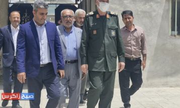 حضور سردار فضلی در خانه جانباز باشتی