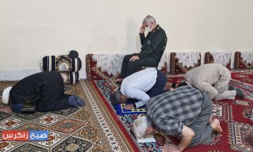 حضور سردار فضلی در خانه جانباز باشتی