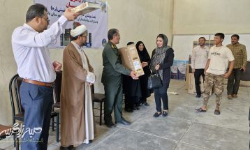 توزیع جهیزیه میان نوعروسان باشتی