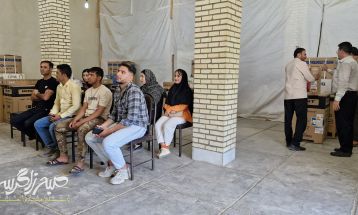 توزیع جهیزیه میان نوعروسان باشتی