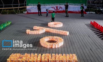 یادبود چهلمین روز شهدای جنگ ۱۲ روزه