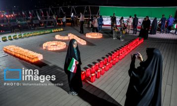 یادبود چهلمین روز شهدای جنگ ۱۲ روزه
