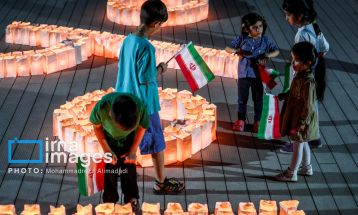 یادبود چهلمین روز شهدای جنگ ۱۲ روزه