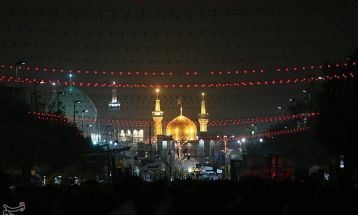 حال‌وهوای حرم در شب شهادت امام رضا(ع)