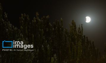 ماه‌گرفتگی در آسمان ایران